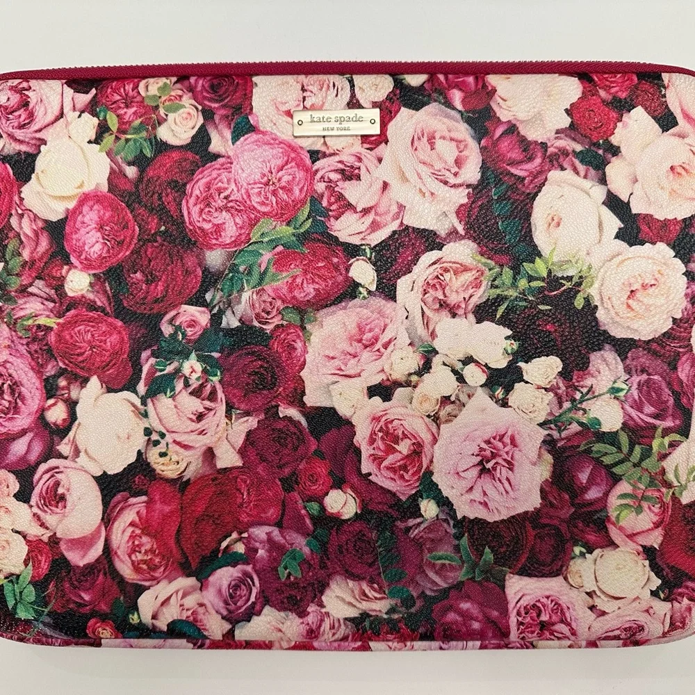 Kate Spade Pink and Red Floral Sleeve